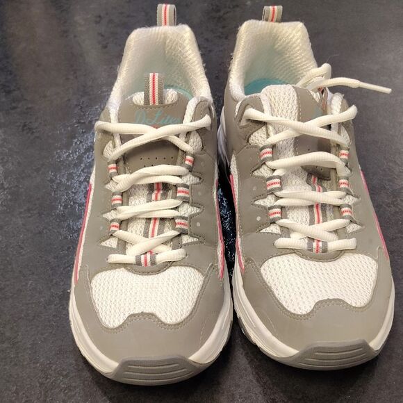 Skechers White and Blue Arch Fit Sneakers - Picture 1 of 6